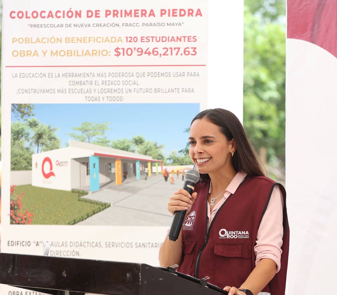 APOYA ANA PATY PERALTA APERTURA DE MÁS PLANTELES EDUCATIVOS EN CANCÚN