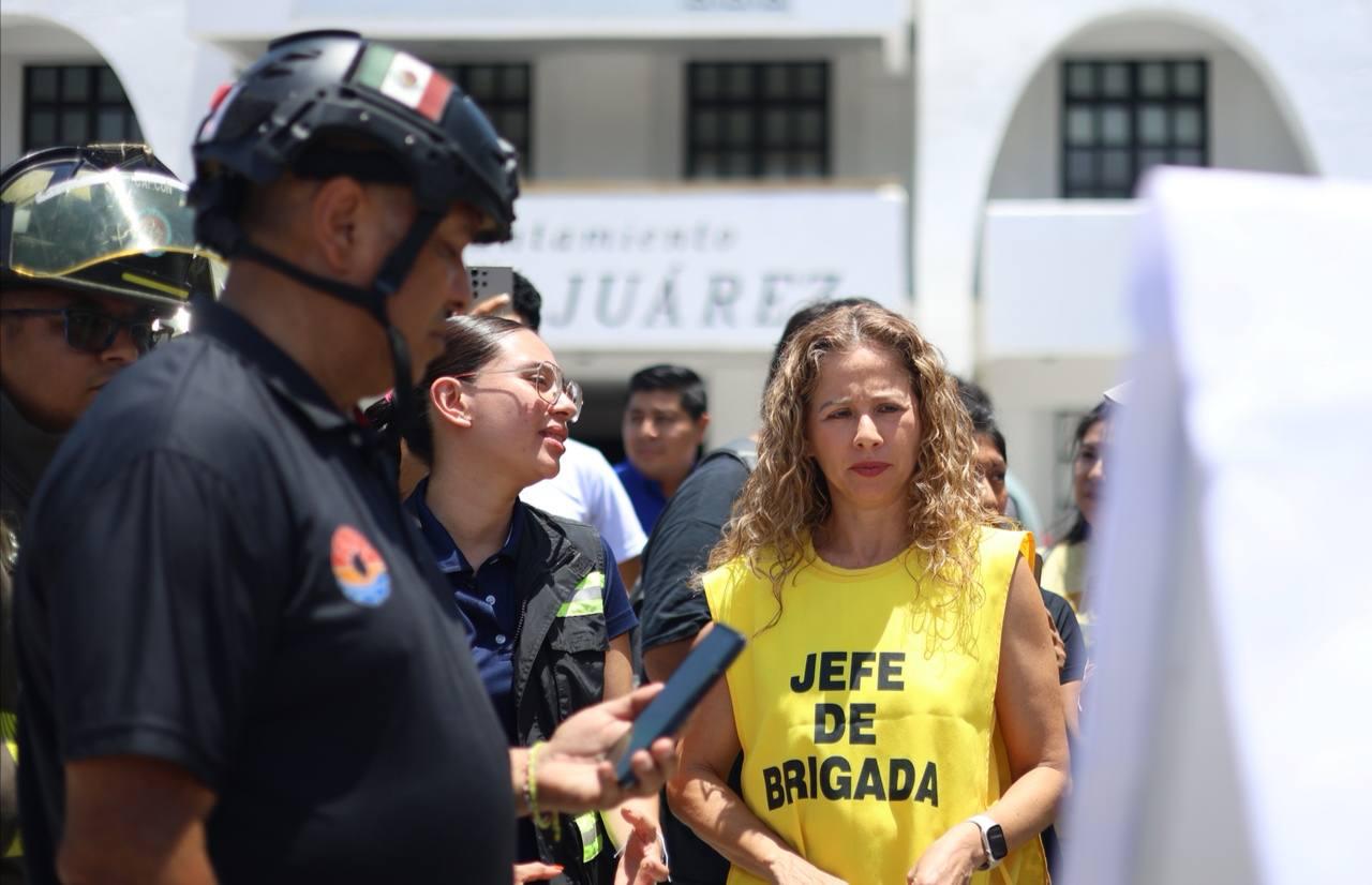 PARTICIPA GOBIERNO DE BJ EN EL PRIMER SIMULACRO NACIONAL 2025