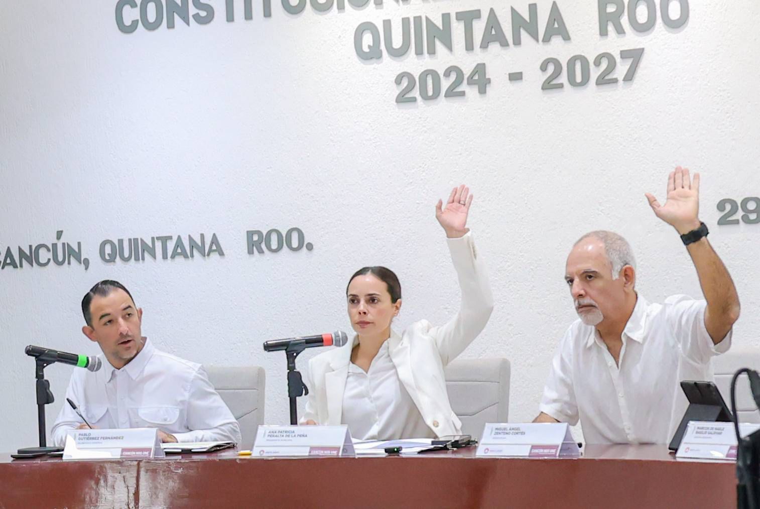 TRABAJA ANA PATY PERALTA PARA CONSOLIDAR LOS COMITÉS DE PAZ EN BJ