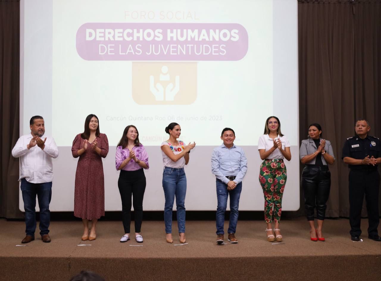 La juventud cancunense participó en Foro Social de Derechos Humanos