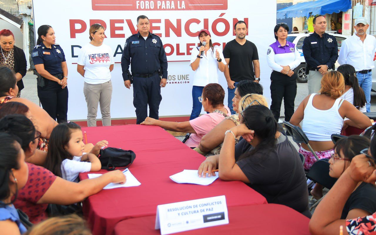 IMPULSA ANA PATY PERALTA ESPACIOS DE DIÁLOGO PARA LA PREVENCIÓN DEL DELITO