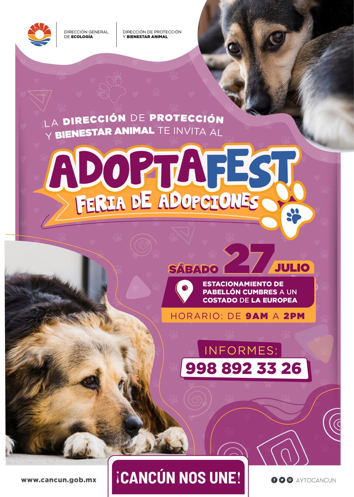 Convocatorio para evento de adopción